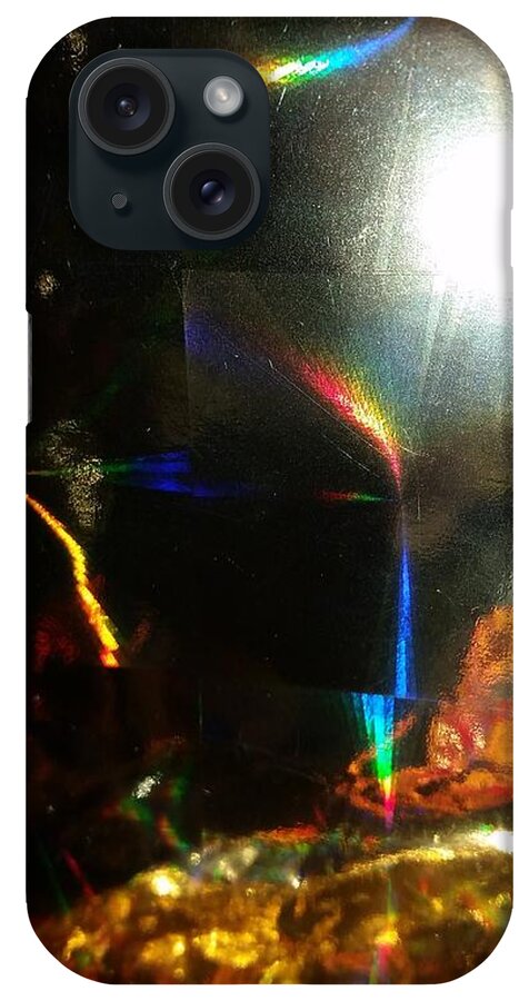 Abstract iPhone Case featuring the photograph Prism Aftereffects by Florene Welebny