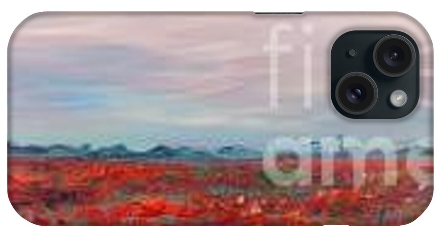 Poppies iPhone Case featuring the painting Provence Poppies by Nadine Rippelmeyer