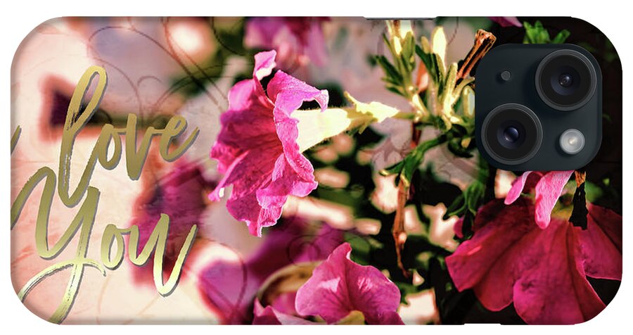 Greeting iPhone Case featuring the photograph PS I Love You by Theresa Campbell