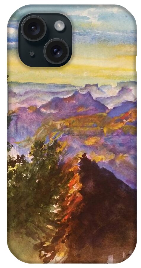 Arizona iPhone Case featuring the painting Psalm 121 by Cheryl Wallace