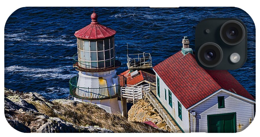 Lighthouse iPhone Case featuring the photograph Pt Reyes Lighthouse by Bruce Bottomley