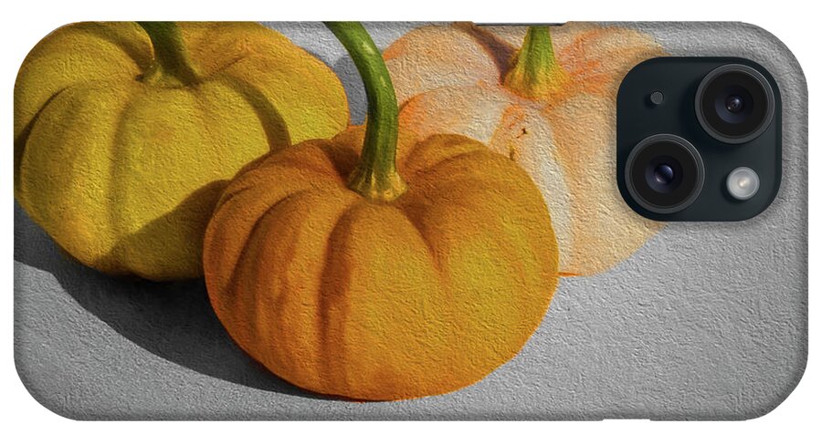 Greeting Card iPhone Case featuring the photograph Pumpkin Birthday by Cathy Kovarik