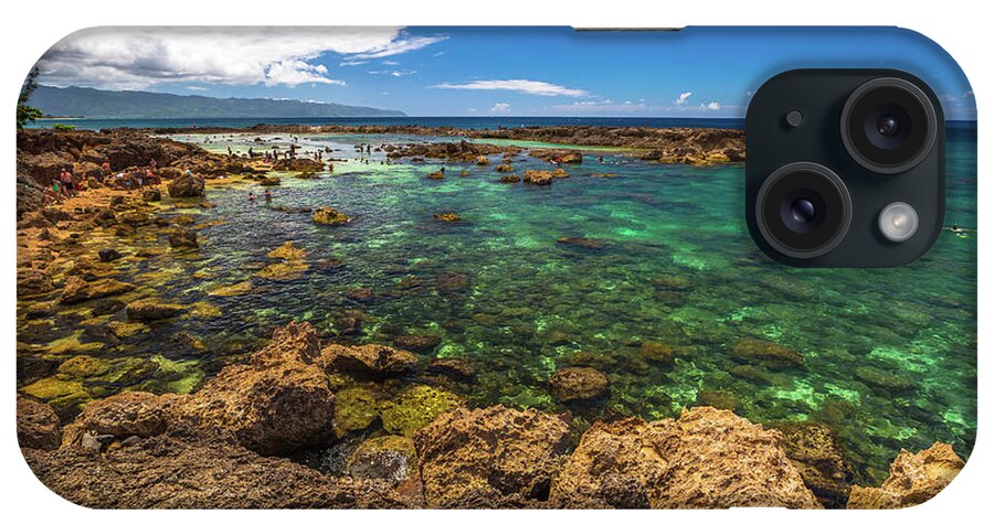 Hawaii iPhone Case featuring the photograph Pupukea Sharks Cove by Benny Marty