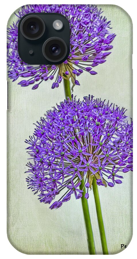 Flowers iPhone Case featuring the photograph Purple Flowers by Peg Runyan