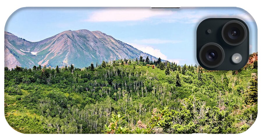 Mountain iPhone Case featuring the photograph Purple Mountain Majesty by Kristin Elmquist