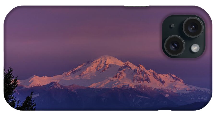 Purple Sky iPhone Case featuring the photograph Purple Mountain Majesty by Mark Joseph