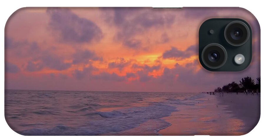 Sunset iPhone Case featuring the photograph Purple Sunset by D Hackett
