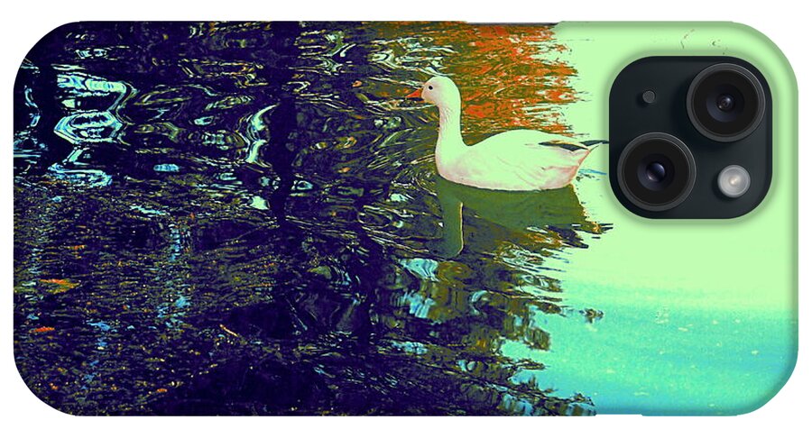 Photography iPhone Case featuring the photograph Quack by Nancy Kane Chapman