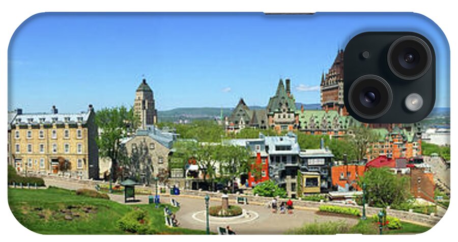 Quebec City iPhone Case featuring the photograph Quebec City 1846 by Jack Schultz