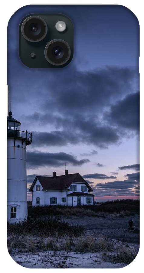 Race Point Lighthouse iPhone Case featuring the photograph Race Point Lighthouse Sunset by Hershey Art Images