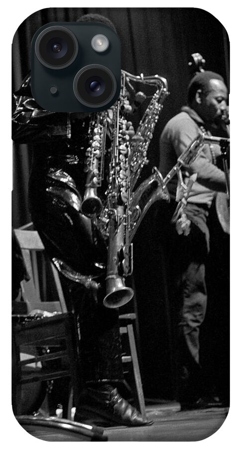 Rahsaan Roland Kirk iPhone Case featuring the photograph Rahsaan Roland Kirk 1 by Lee Santa