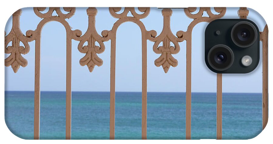 Railing Off Paradise iPhone Case featuring the photograph Railing off Paradise by Richard Reeve