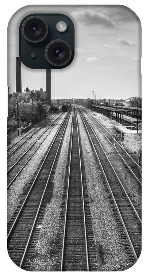 Birmingham iPhone Case featuring the photograph Rails Through Birmingham by Ken Johnson