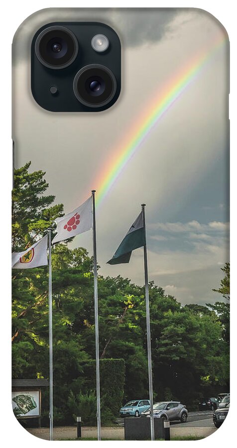 Rainbow iPhone Case featuring the photograph Rainbow Day by Bill Roberts