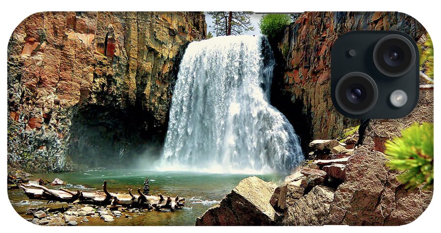 California iPhone Case featuring the photograph Rainbow Falls 15 by Joe Lach