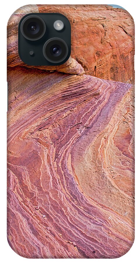 Valley Of Fire State Park iPhone Case featuring the photograph Rainbow Rocks Near Fire Canyon by Kristia Adams