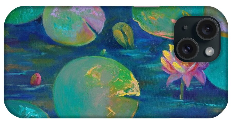 Lotus Flower iPhone Case featuring the painting Rainbow Tribe by Nataya Crow