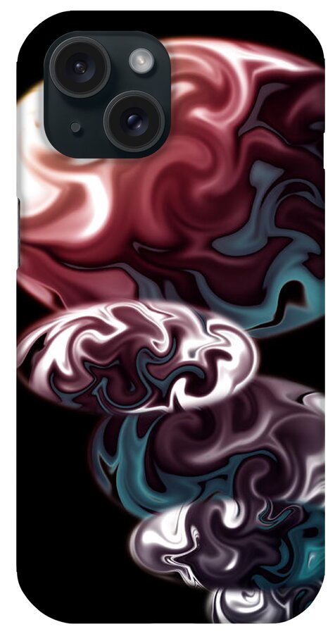 Thought iPhone Case featuring the digital art Random Thoughts by Carol Crisafi