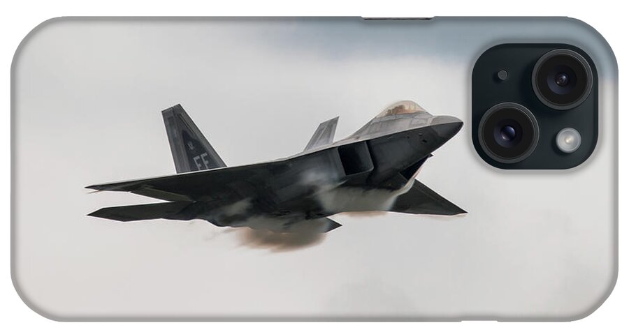 F-22 iPhone Case featuring the digital art Raptor fast Pass by Airpower Art