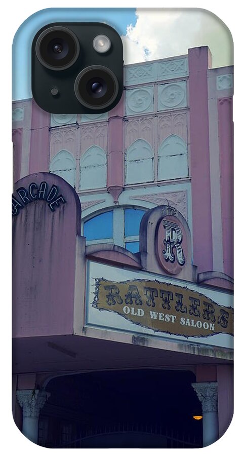 Arcadia Florida iPhone Case featuring the photograph Rattlers Saloon 2 by Laurie Perry
