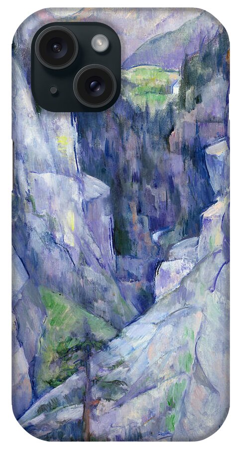 Ravine iPhone Case featuring the painting Ravine at Pians by Anita Ree