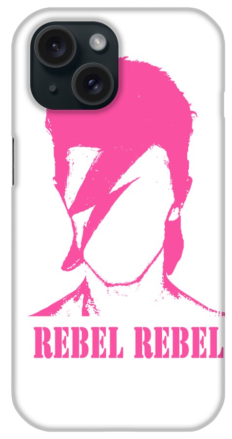 Jimi iPhone Case featuring the digital art Rebel Rebel #3 by Art Popop