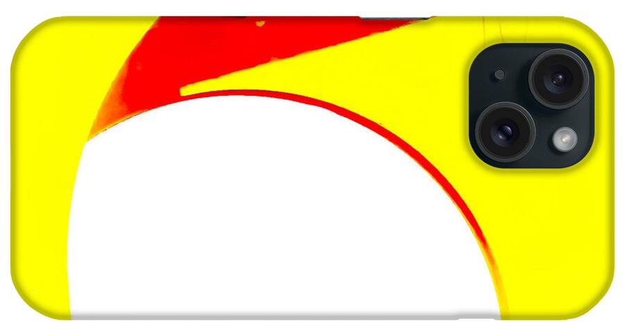Abstract iPhone Case featuring the photograph Red and Yellow Abstract by Tony Grider