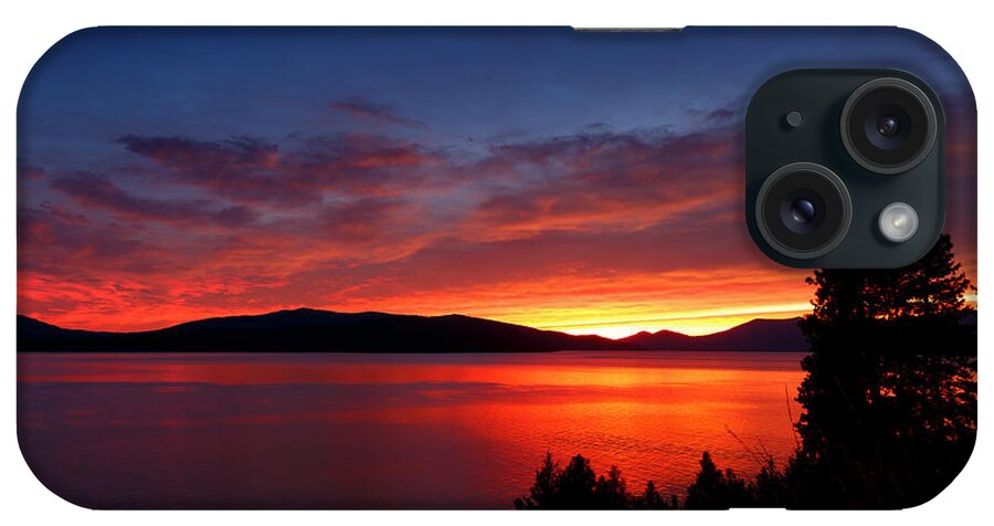 Light iPhone Case featuring the photograph Red at Night by Beve Brown-Clark Photography