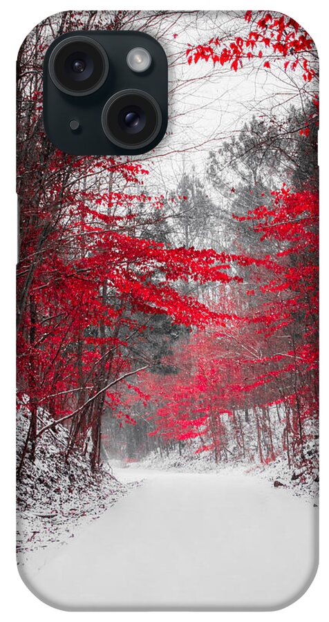 Red Blossoms iPhone Case featuring the photograph Red Blossoms by Parker Cunningham