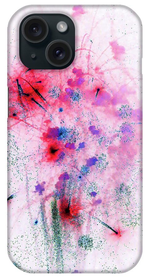 Fireworks iPhone Case featuring the photograph Red Bouquet by Mary Bedy