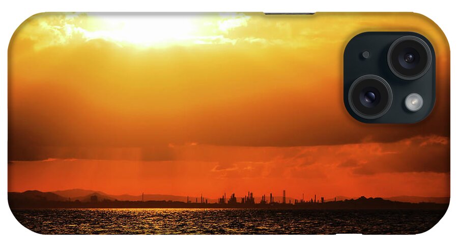 Landscape iPhone Case featuring the photograph Red City by Michael Blaine