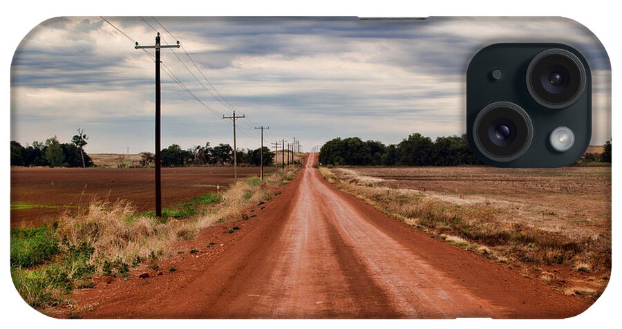 Agriculture iPhone Case featuring the photograph Red Dirt Road by Lana Trussell