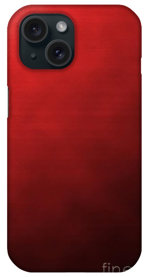 Rooso iPhone Case featuring the digital art Red Fabric by Archangelus Gallery