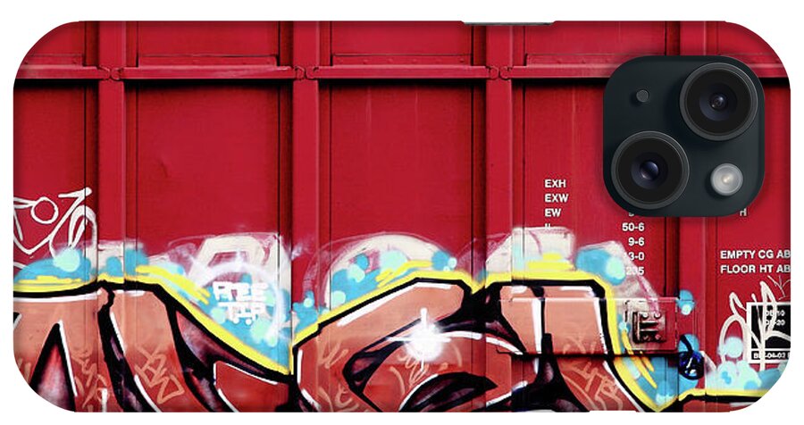 Graffiti iPhone Case featuring the photograph Red Graffiti by Todd Klassy