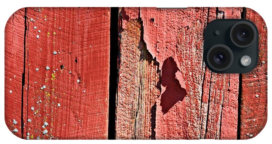 Barn iPhone Case featuring the photograph Red Peeling Paint- Fine Art by KayeCee Spain