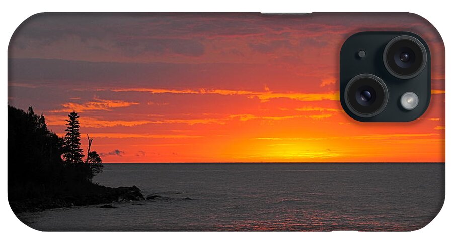 Sunrise iPhone Case featuring the photograph Red Sky in Morning by Sandra Updyke