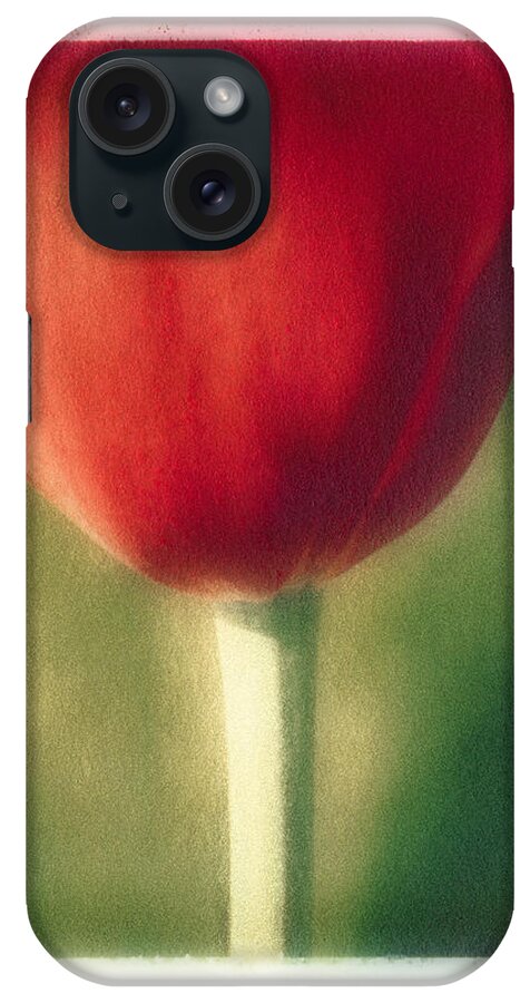Spring iPhone Case featuring the photograph Red Tulip by Joye Ardyn Durham