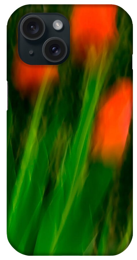 Tulips iPhone Case featuring the photograph Red Tulips by Onyonet Photo studios