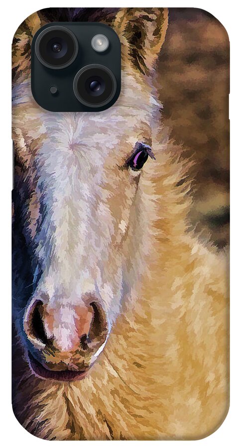 Santa iPhone Case featuring the photograph Red Willow pony by Charles Muhle