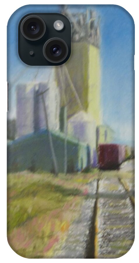 Train Depot iPhone Case featuring the painting Refill by Will Germino