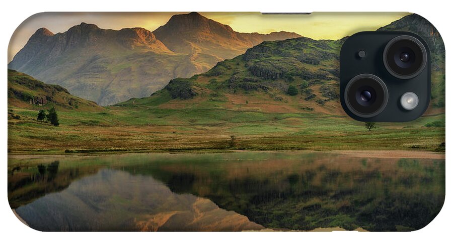 Lake iPhone Case featuring the photograph Reflected Peaks by James Billings