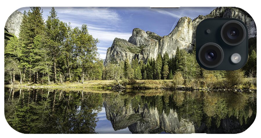 Landscape iPhone Case featuring the photograph Reflecting on Yosemite by Chris Cousins
