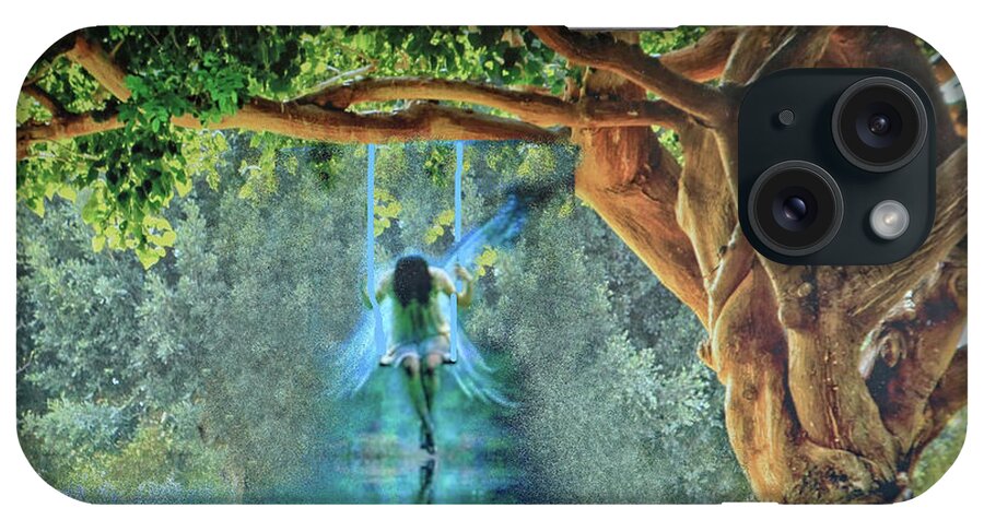  Fairy Tale Art iPhone Case featuring the digital art Reflection by Dennis Baswell