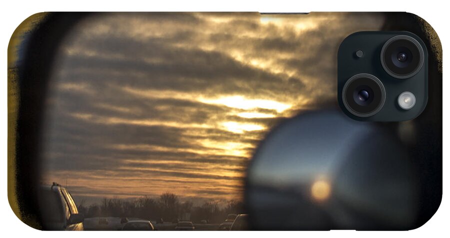 Sunsset iPhone Case featuring the photograph Reflection of a Sunset by David Yocum