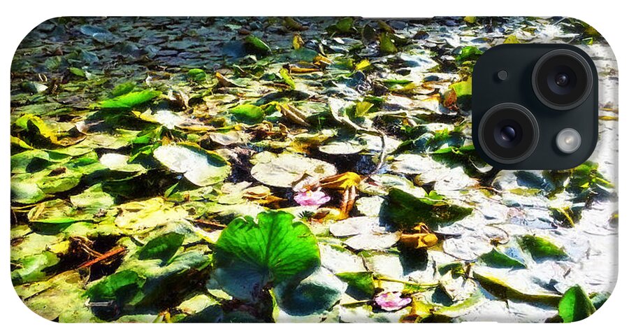 Lily Pond iPhone Case featuring the photograph Reflections Across The Lily Pond by Glenn McCarthy Art and Photography