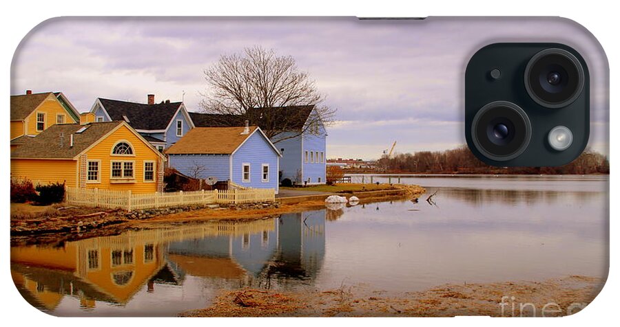 House iPhone Case featuring the photograph Reflections in the Harbor by Lennie Malvone
