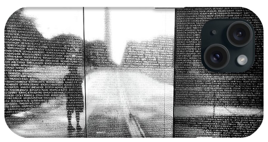 Vietnam War Memorial iPhone Case featuring the photograph Reflections Of War by Kevyn Bashore