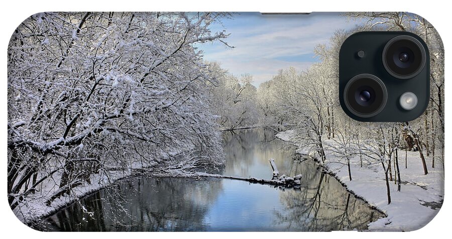 Winter iPhone Case featuring the photograph Reflections Of Winter by Dan Myers