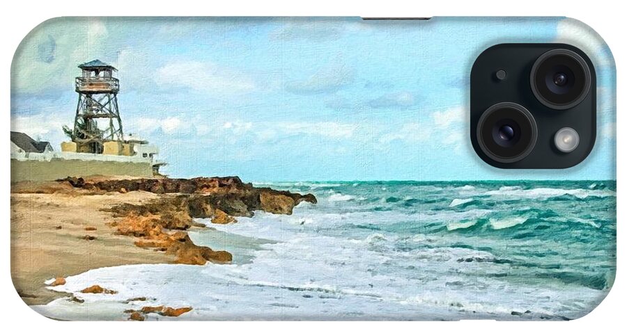House Of Refuge iPhone Case featuring the painting Refuge by Tammy Lee Bradley