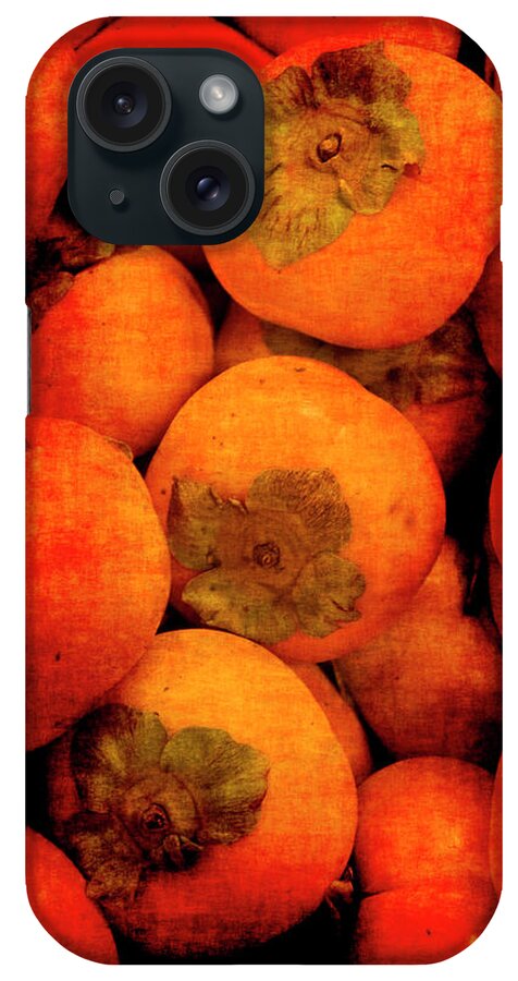 Renaissance iPhone Case featuring the photograph Renaissance Persimmons by Jennifer Wright